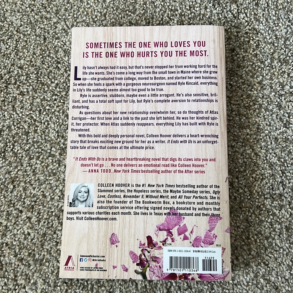 It ends with us Colleen hoover - Picture 2 of 2